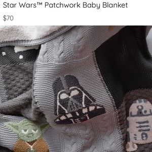 NWT Star Wars Patchwork Baby Blanket